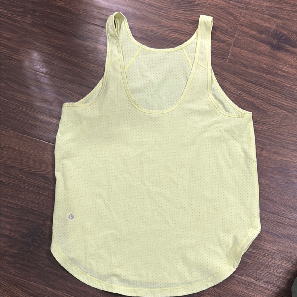 lululemon athletica Yellow Tank Top